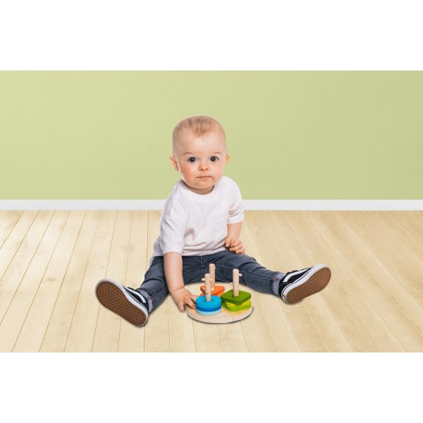 Dřevěné Montessori puzzle, Wood (obrázek 5)