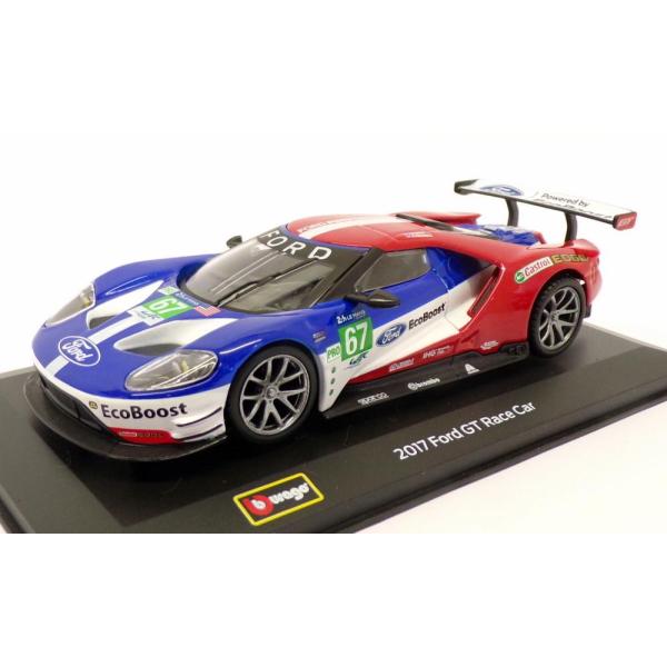Bburago 1:32 Race DTM Ford GT Race car 2017 No.67 LeMans