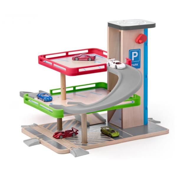 Woody Garáž s výtahem a příslušenstvím – dřevo / plast