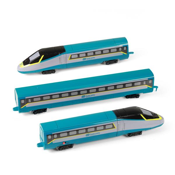 Vlak České dráhy SC Pendolino se zvukem a světlem