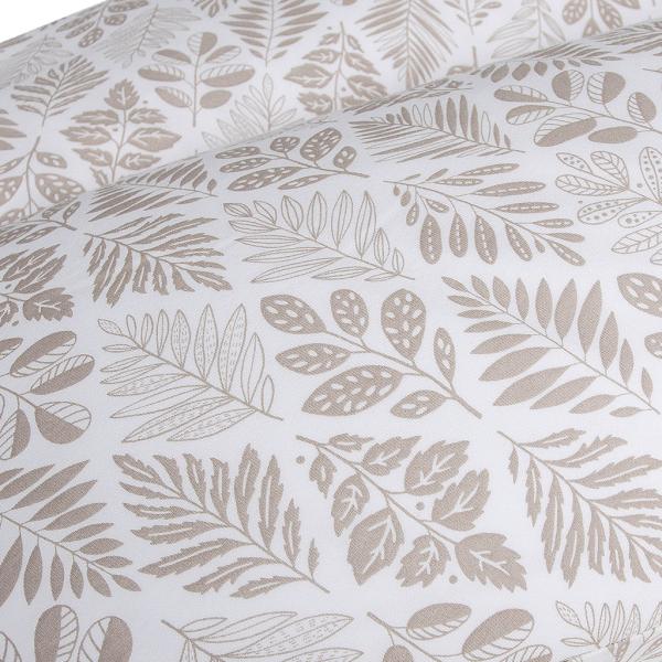 CEBA Polštář na kojení Cebuška Multi Jersey Brown Leaves 190 cm