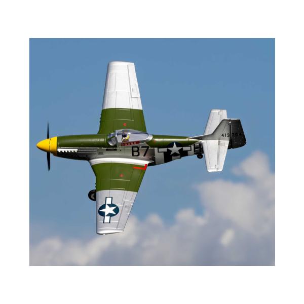 E-flite P-51D Mustang 1.0m AS3X+ SAFE Select BNF Basic