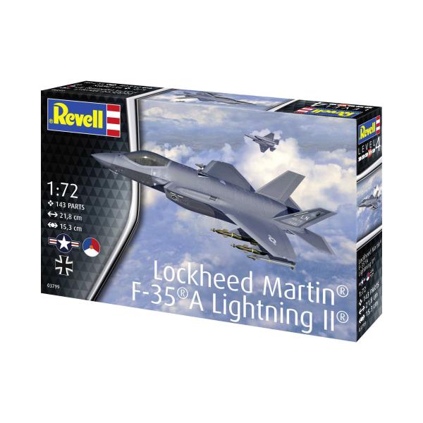 Plastic ModelKit letadlo 03799 - F-35A (1:72) (obrázek 7)