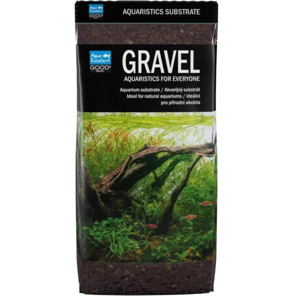 Písek Aqua Excellent hnědá 3-6mm 1kg