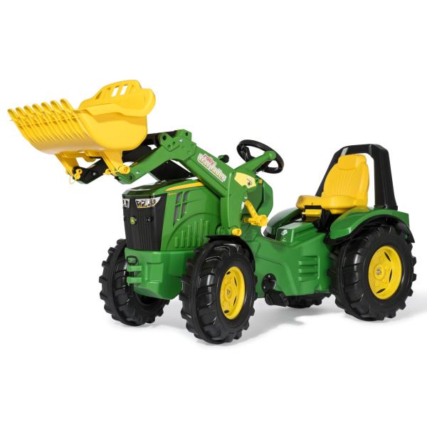 Rollytoys Šliapací traktor X-Trac John Deere Premium s predným nakladačom