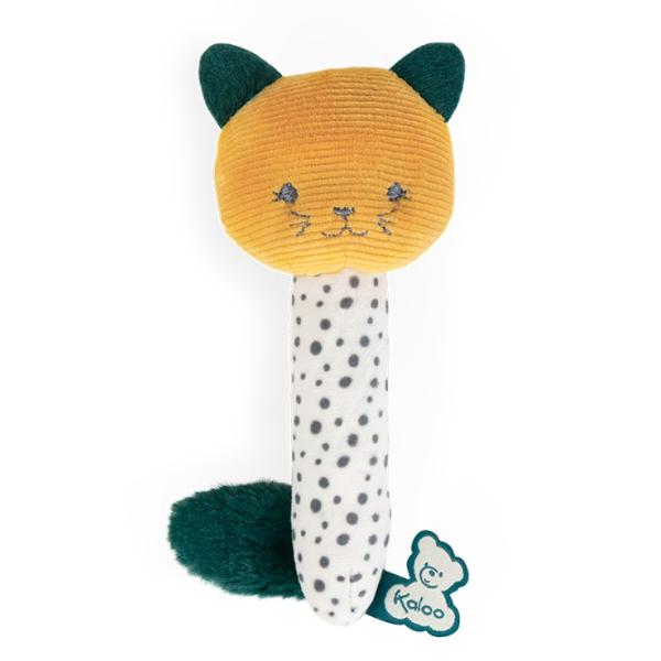 Kaloo Senzorická textilná hrkálka pre bábätko Stimuli