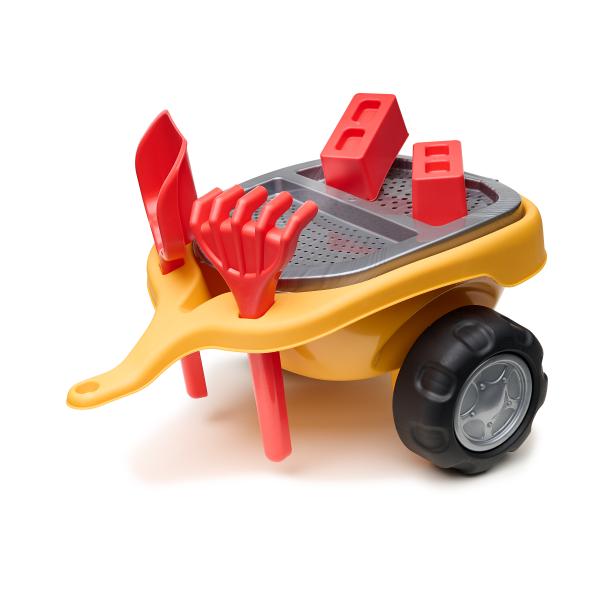 Falk Traktor volvo FMX s volantem, klaksonem a přívěsem