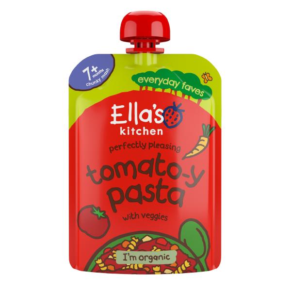 Ella’s Kitchen BIO Rajčatové těstoviny se zeleninou (130 g)
