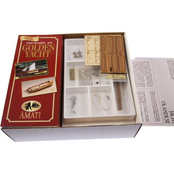 AMATI Golden Yacht 1:300 kit do láhve (obrázek 9)