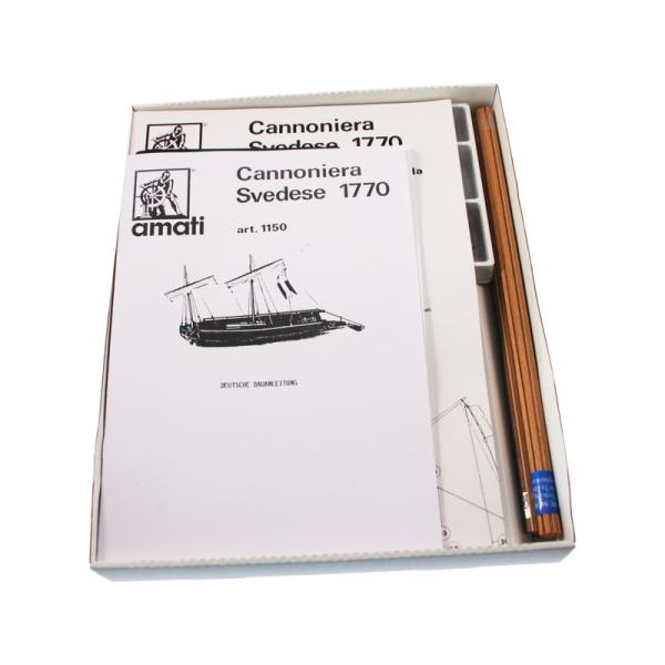 AMATI Švédská válečná loď 1775 1:35 kit (obrázek 11)