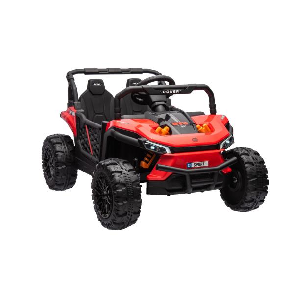 Elektrické autíčko UTV Small 12V, červené, Pohon zadních kol, 12V baterie (obrázek 8)