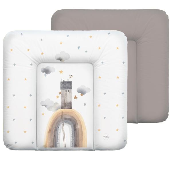 CEBA BABY Přebalovací podložka měkká střední (75x72) Basic Rainbow Home
