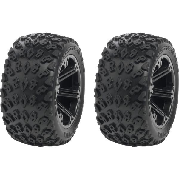 Mediale Per bicicletta 2.8 "Addict B11 / 17mm, pneumatico Dirt Crusher (coppia)