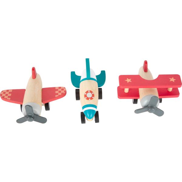 Small Foot Dřevěná natahovací letadla 3 ks (obrázek 3)