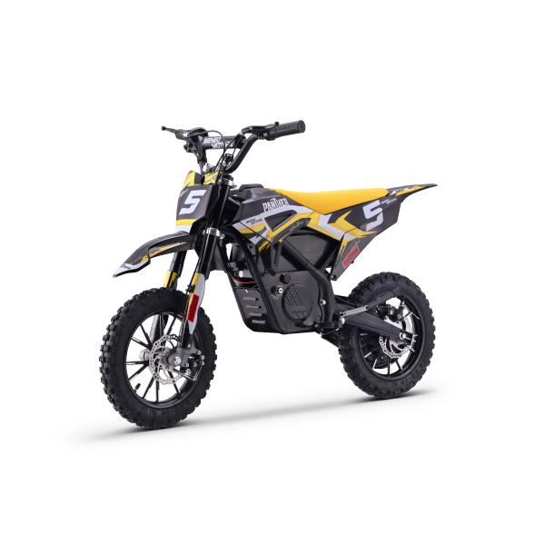 Elektrický Motocross pro děti Beneo Motors Panther žlutý - 550W