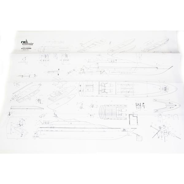 ROMARIN San Diego Mega jachta kit (obrázek 3)