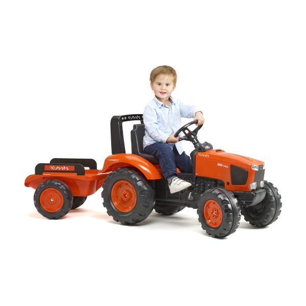 Falk Šlapací traktor 2060AB Kubota M6 s vlečkou (obrázek 5)