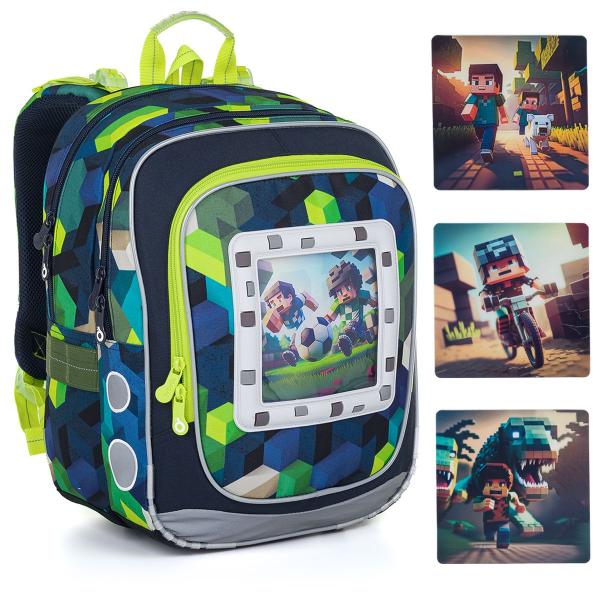 Lehká školní taška Minecraft World Topgal ENDY 24015