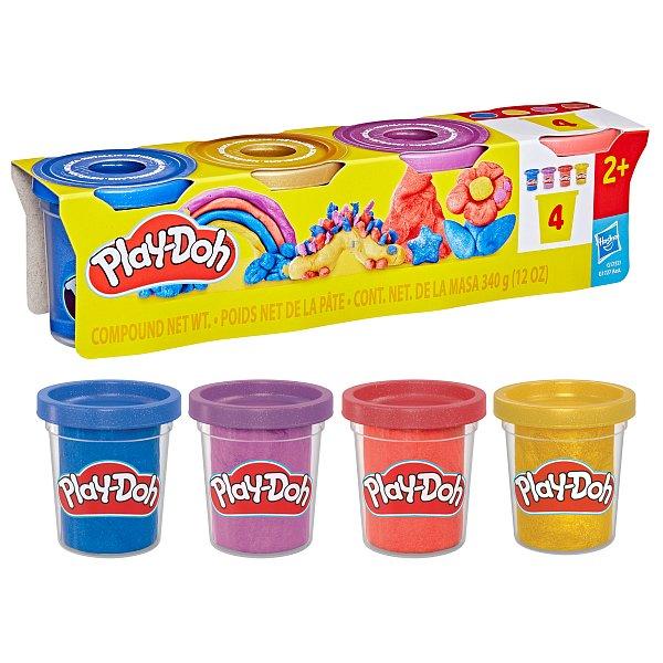HASBRO - Play-Doh 4ks kelímků metalické barvy (obrázek 4)