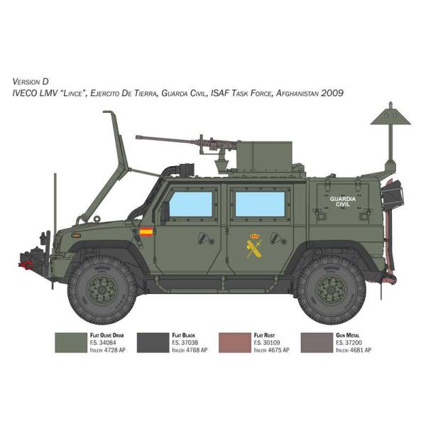 Model Kit military 6766 - VTLM Lince (1:35) (obrázek 8)