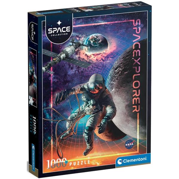 Clementoni - Puzzle 1000 Space NASA: Vesmírný průzkumník