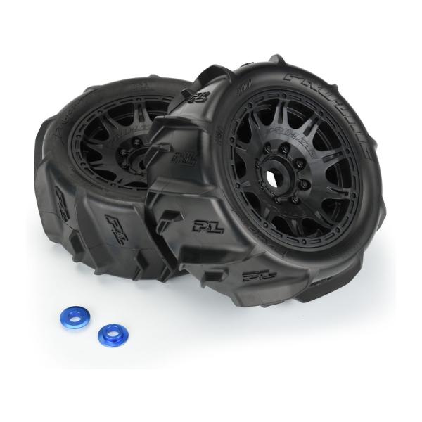 Pro-Line kolo 5.7", pneu Dumont Sand/Snow, disk Raid H24 (2) (obrázek 3)