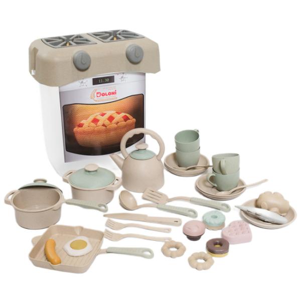 Doloni ECO Line Kuchynský set béžová + 34 ks príslušenstva
