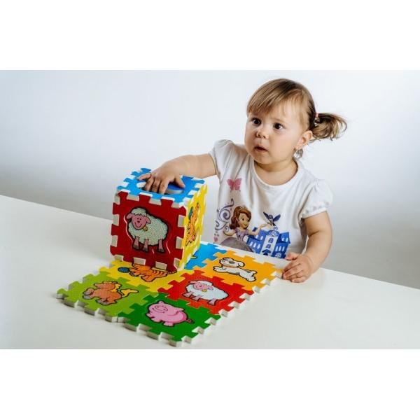 Pěnové puzzle Moje první zvířátka 15x15x1, 2cm 6ks MPZ (obrázek 10)