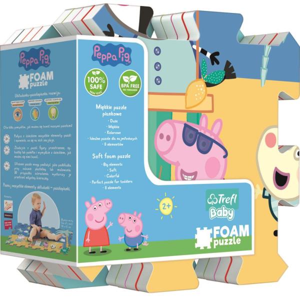 Trefl Pěnové puzzle Peppa Pig léto