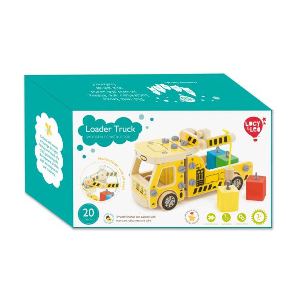 Lucy & Leo 325 Autojeřáb – konstrukční set