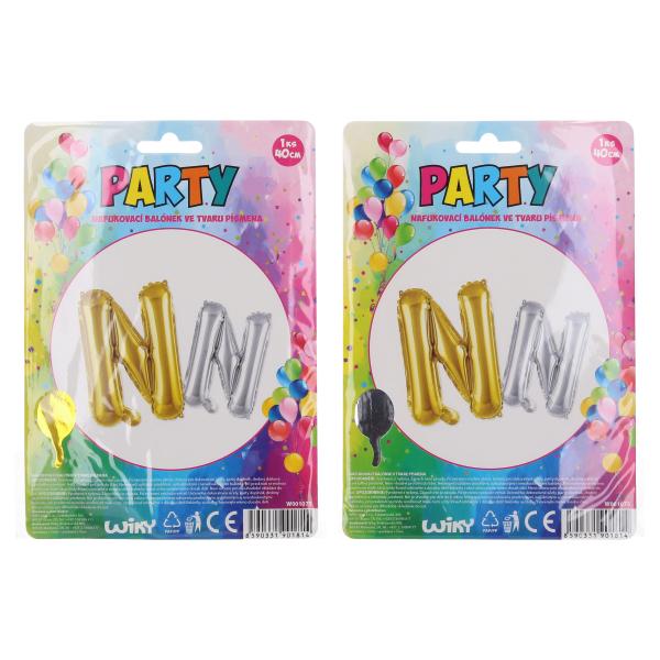 Nafukovací balónik - písmeno N