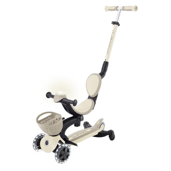 Globber koloběžka Go Up Baby lights 360 ° Taupe (obrázek 5)