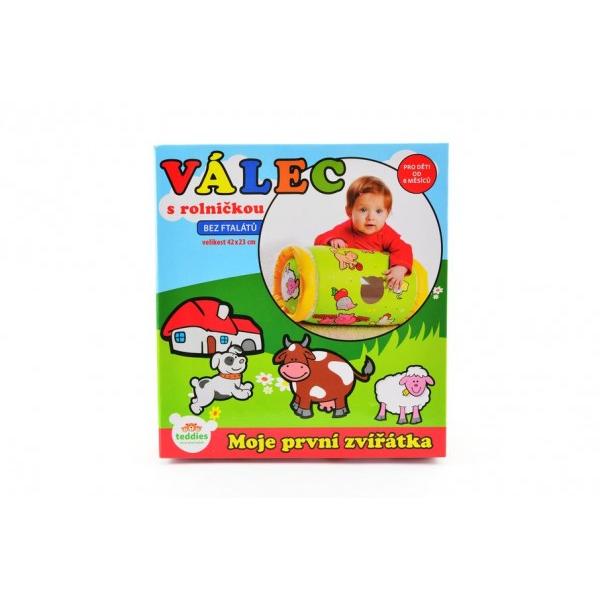 Válec s rolničkou nafukovací Moje první zvířátka