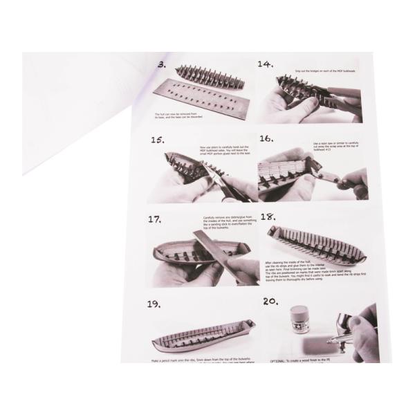 Vanguard Models Barge člun 32" 1:64 kit (obrázek 9)