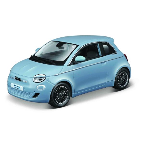 Fiat 500E (2023) 1:24 Bburago 18-21110 Auto Elettrica Blu-image