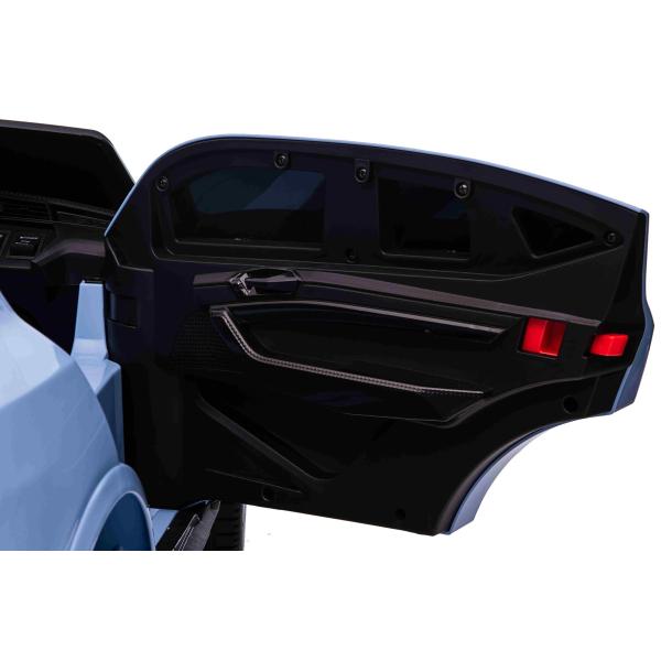 Elektrické autíčko Audi E-tron Sportback 12V, modré, široké jednomístné sedadlo