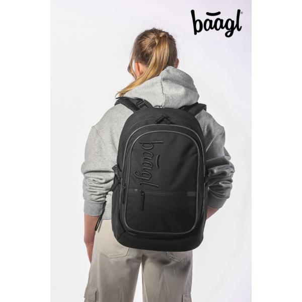 BAAGL SADA 3 Core Uni černá: batoh, penál, sáček