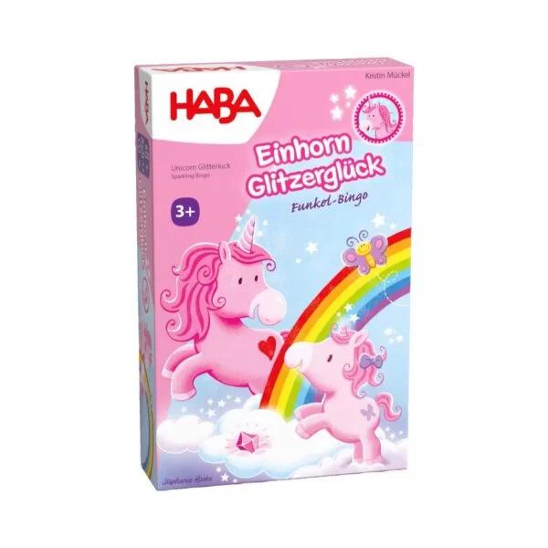 Haba Spoločenská hra pre deti Magický jednorožec Trblietavé bingo od 3 rokov