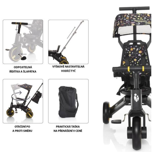 Tříkolka Nova 2, Aquatic Green (obrázek 6)