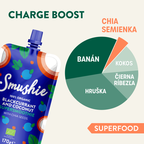 SALVEST Smushie BIO Charge Boost (170 g) (obrázek 3)