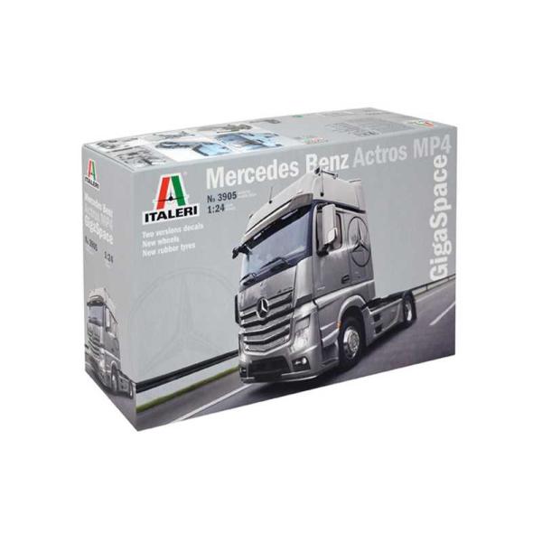 Комплект за сглобяване на камион 3905 - Mercedes Benz Actros MP4 Gigaspace (1:24)