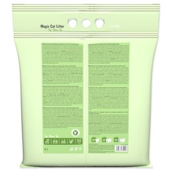 Stelivo Magic Litter Tofu zelený čaj l 6l (obrázek 6)