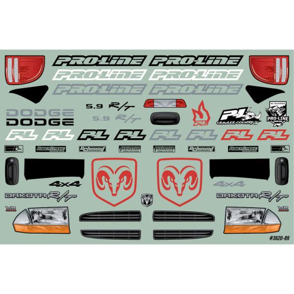Pro-Line karosérie 1:10 1997 Dodge Dakota rozvor 313mm (obrázek 7)