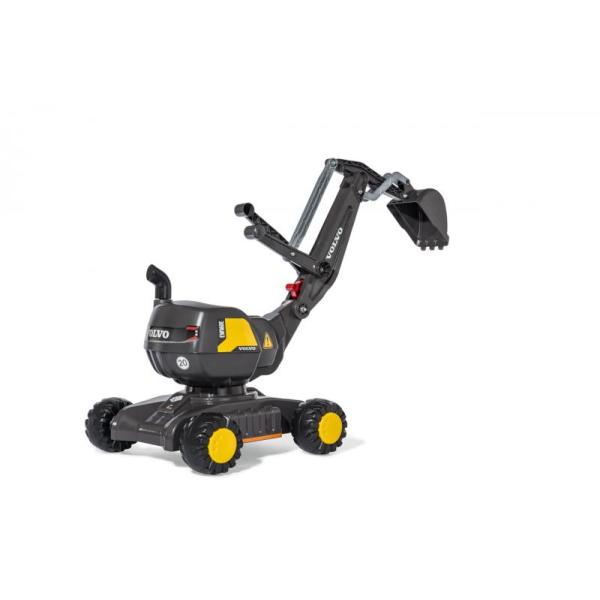 Rollytoys RollyDigger Pojízdný Otočný Bagr Volvo šedý