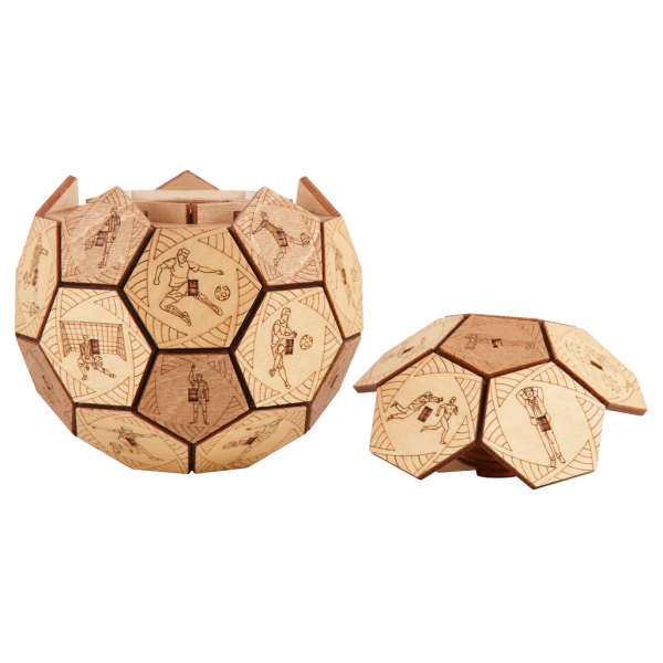 EscapeWelt Dřevěný hlavolam Quest Ball