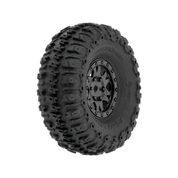 Pro-Line kolo 1.0" Trencher, disk H7 čierny Impulse (4): SCX24