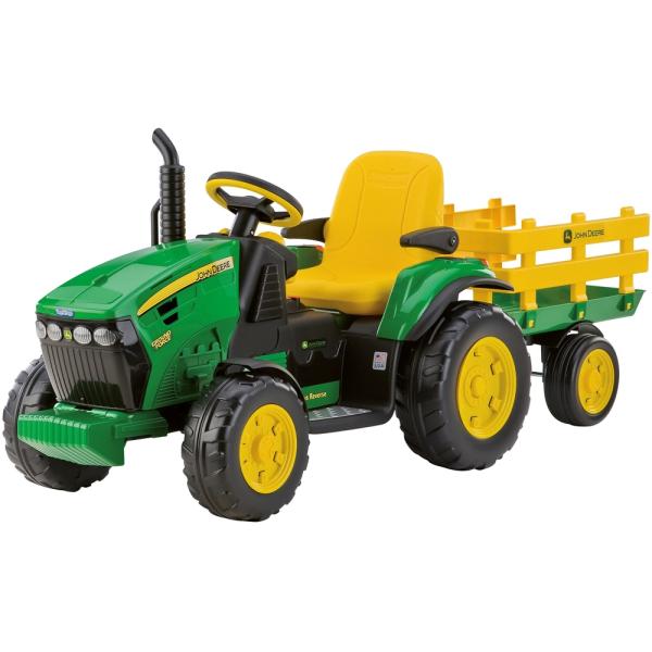 Peg Perego John Deere Ground Force s vlečkou 12V - 330W - AKCE