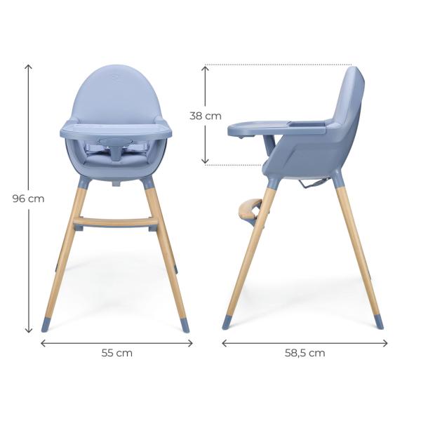 KINDERKRAFT Židlička jídelní FINI2 Nordic Breeze (obrázek 10)