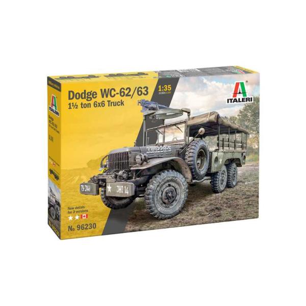 Kit de modelo militar 96230 - Dodge WC62 1 1/2t 6x6 Camión (1:35)