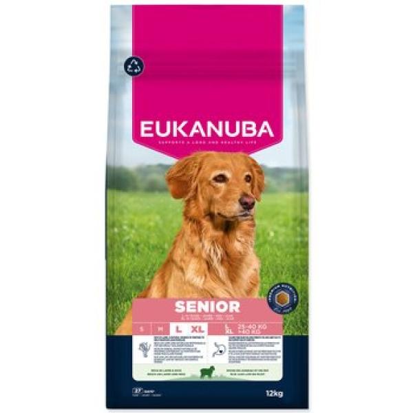 Krmivo EUKANUBA Senior Large bohaté na jehněčí 12 kg